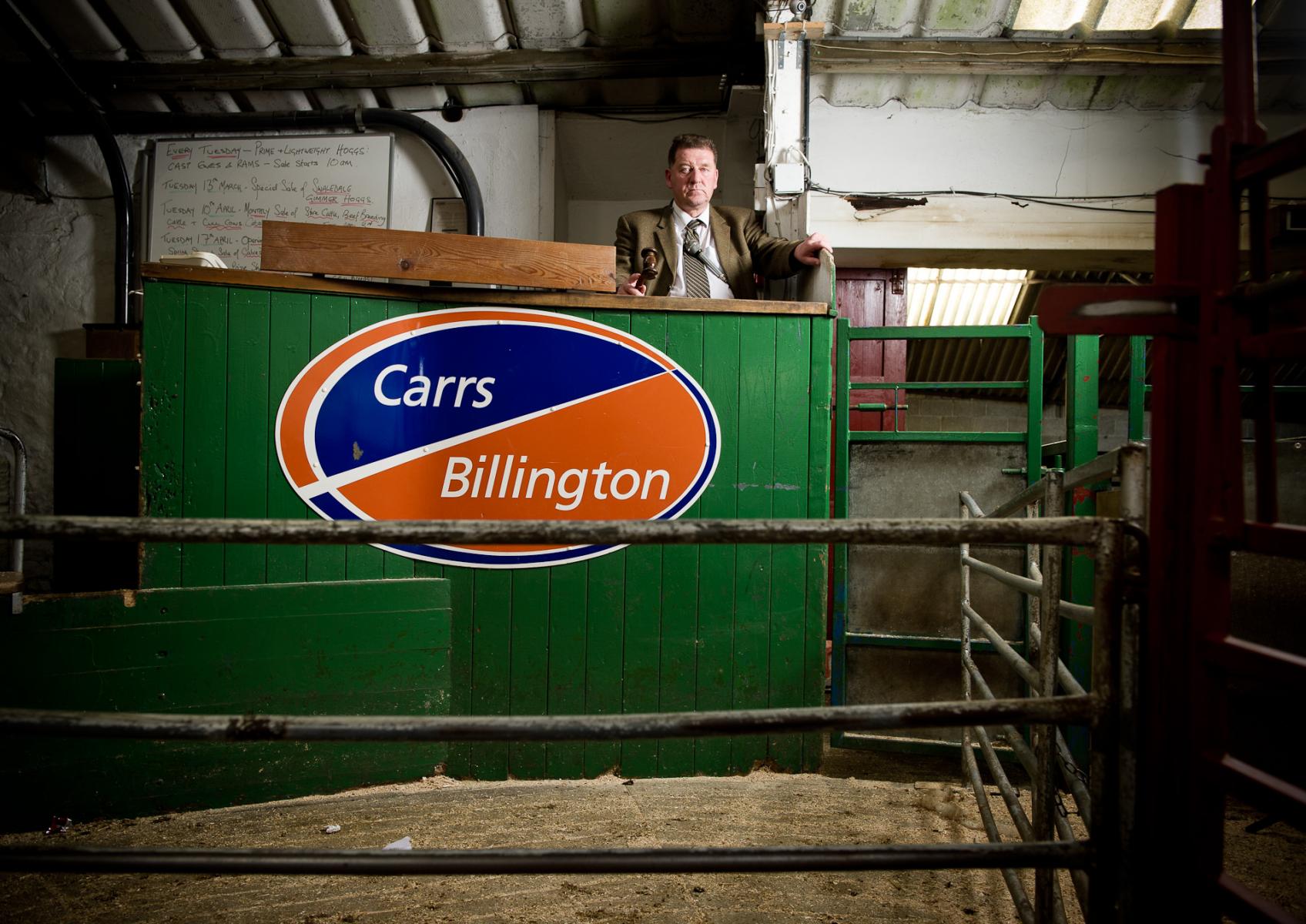 Raymond Lund, Senior Auctioneer at the Auction Mart